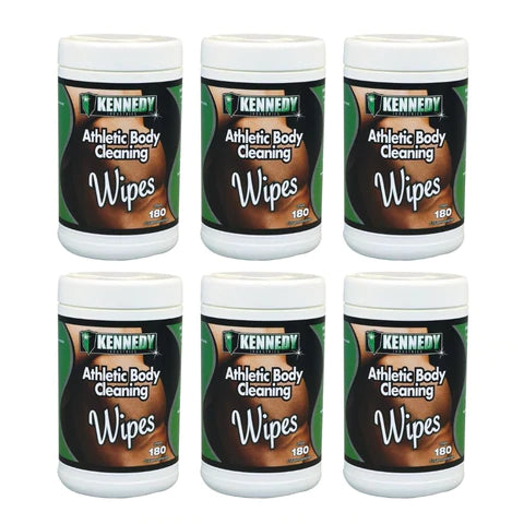 Kennedy Athletic Body Cleaning Wipes Case of 6 Containers KBWC